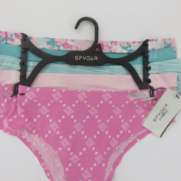 (#P) Spyder 5 pack Seamless No Show Hipster Panties Underwear Multi-Pack - Picture 2 of 4